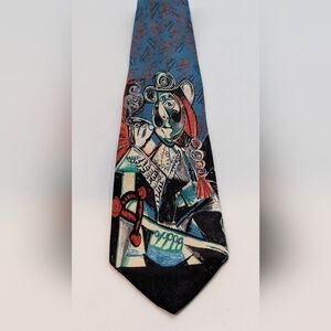 Vintage Picasso Collection Silk Necktie "The Matador" 1995